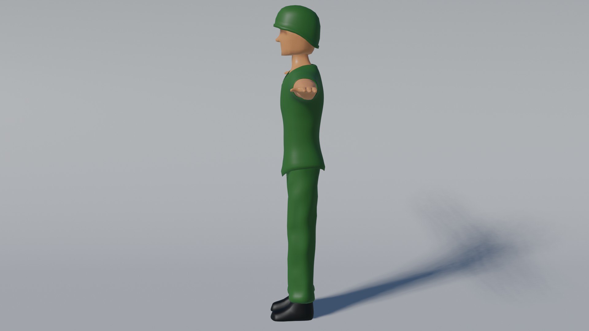 3D Model Soldier Character For Game ANIMATIONS INCLUDED - TurboSquid ...