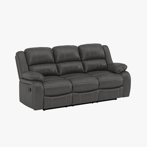 Manual Reclining 3 Seater Sofa