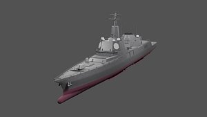 American Next Generation Ship Trump-class Battleship 3D model