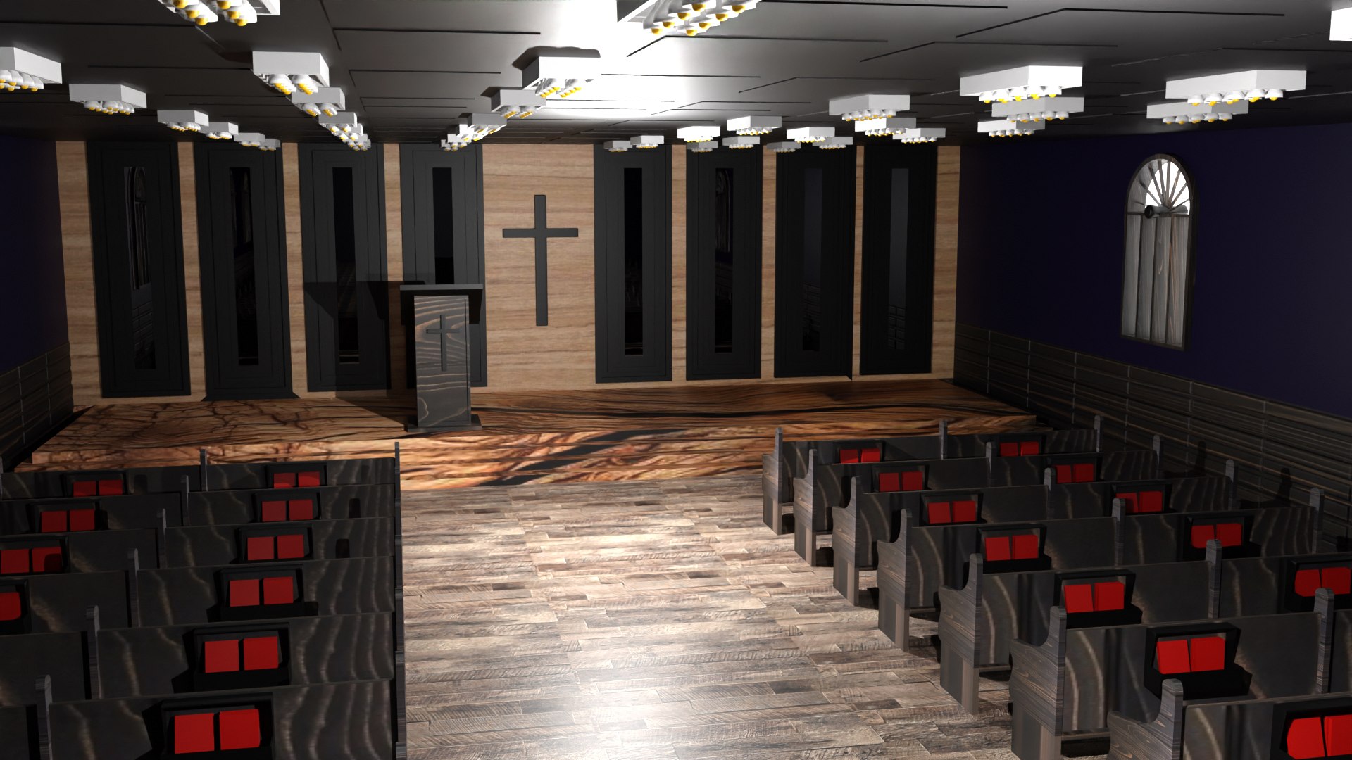 3D Model Church Interior - TurboSquid 2178887