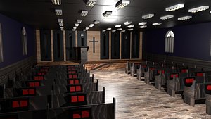 3D model Church Interior