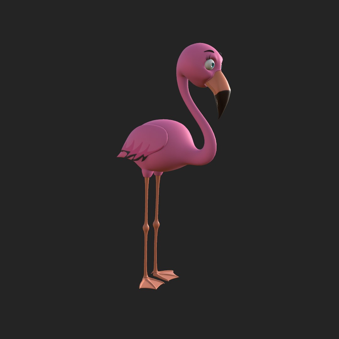 Flamingo cartoon 02 3D model https://p.turbosquid.com/ts-thumb/nu/9mq68w/iI/04/png/1736504008/1920x1080/fit_q87/c85cee4216451284590f5b34f94665985ff741cd/04.jpg