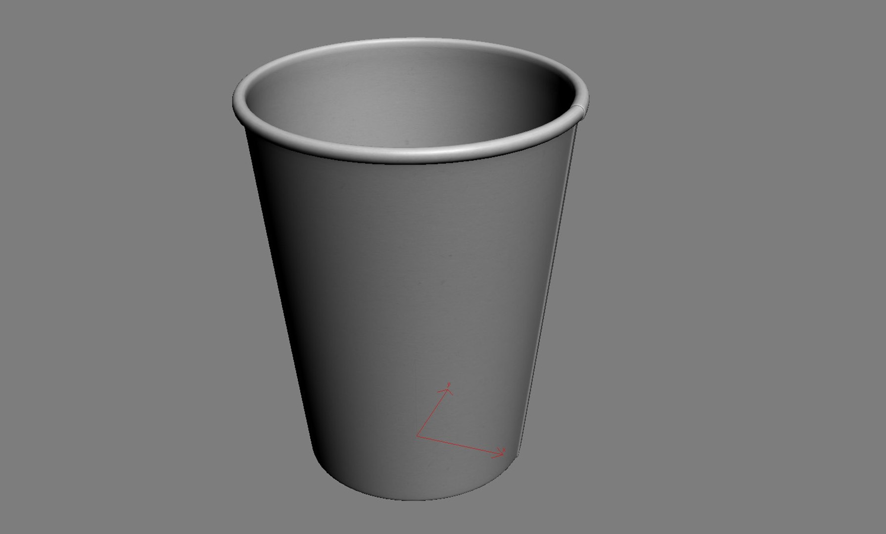 Cup paper model - TurboSquid 1395864