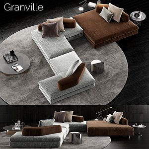 minotti granville sofa 4 model