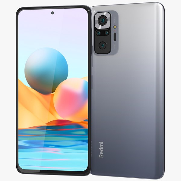 modelo 3d Xiaomi Redmi Note 10 Pro Gris - TurboSquid 1720967