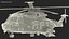 3D multipurpose medium transport helicopter model