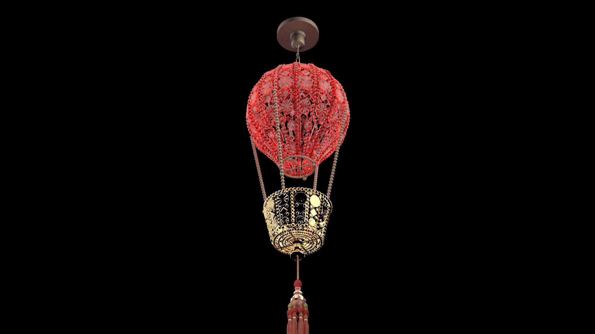 3D Chinese Red Lantern TurboSquid 2153236