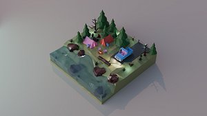 Camping 3D model