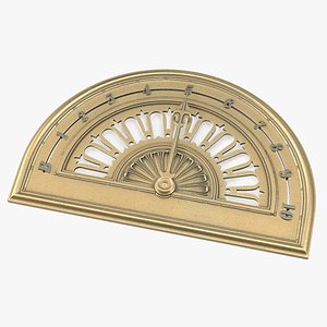 Elevator Floor Indicator Brass