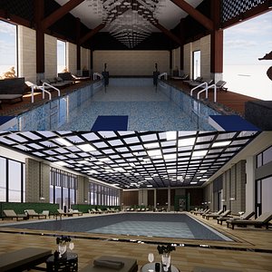 3D collection swimming pools -B6