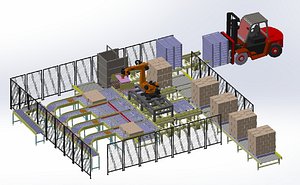 Automation Robotic Bag Palletizing