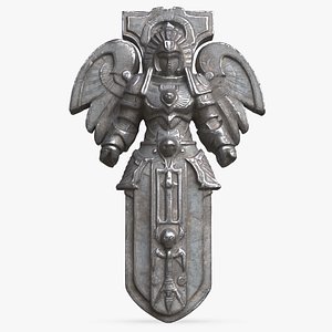 Warrior Angel Relief 9 Textured