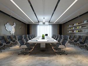 3D model Conference room Conference table boss office