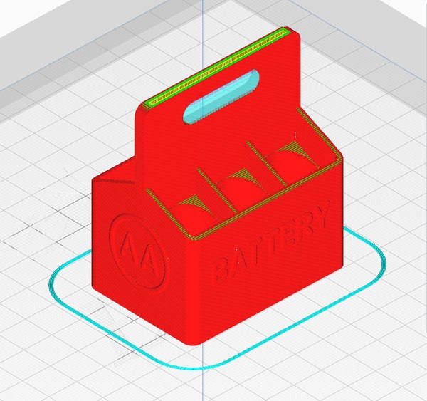 3D 3D Printable Battery Holder model - TurboSquid 1862345