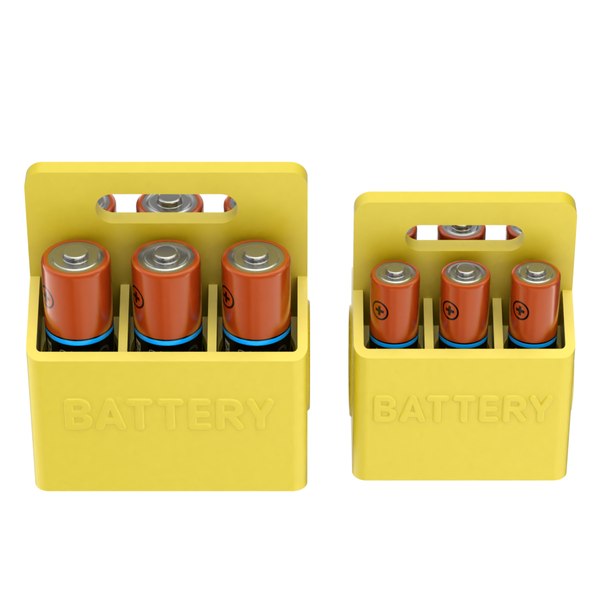 3D 3D Printable Battery Holder model - TurboSquid 1862345