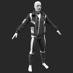 3D Male Outfit Marvelous Designer Clo3d project