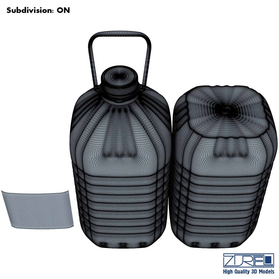 Handle for 5l water bottle by Arrowpilot, Download free STL model