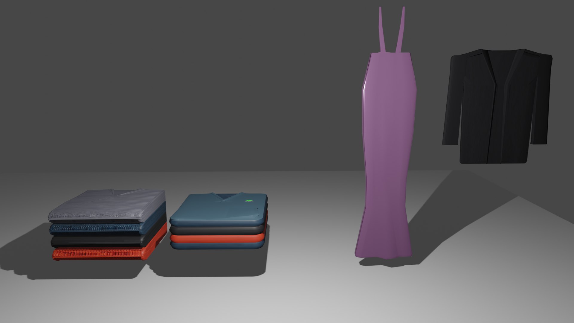 Clothes All Set 3D Model - TurboSquid 2073056