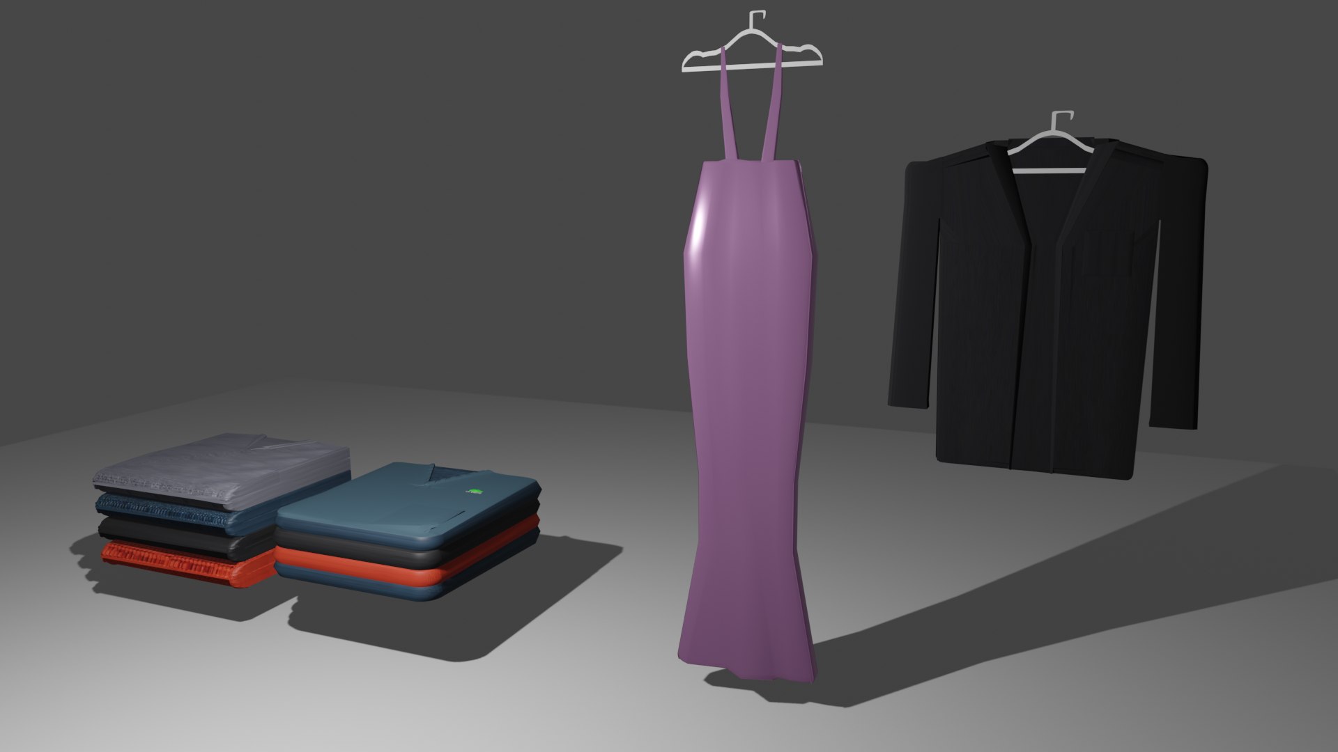 Clothes All Set 3D Model - TurboSquid 2073056