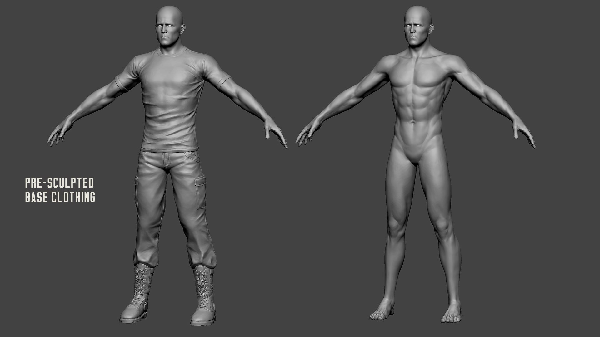 3D model Military Guy Base Mesh Low High polygon - TurboSquid 1937048