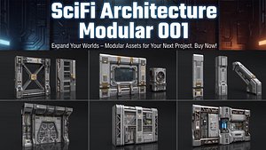 SciFi Architecture Modular 01