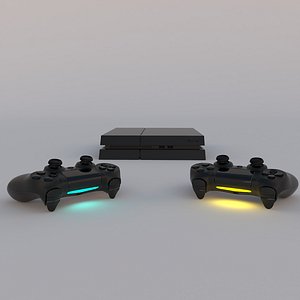 Sony PlayStation 4 3D Models for Download