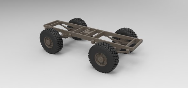 3D модель Шасси 4х4 - TurboSquid 1284188
