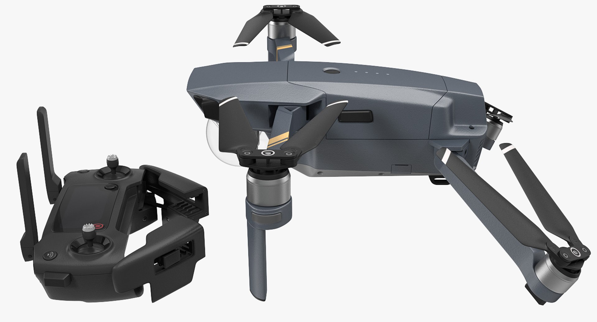 Dji mavic pro quadcopter 3D model - TurboSquid 1190652
