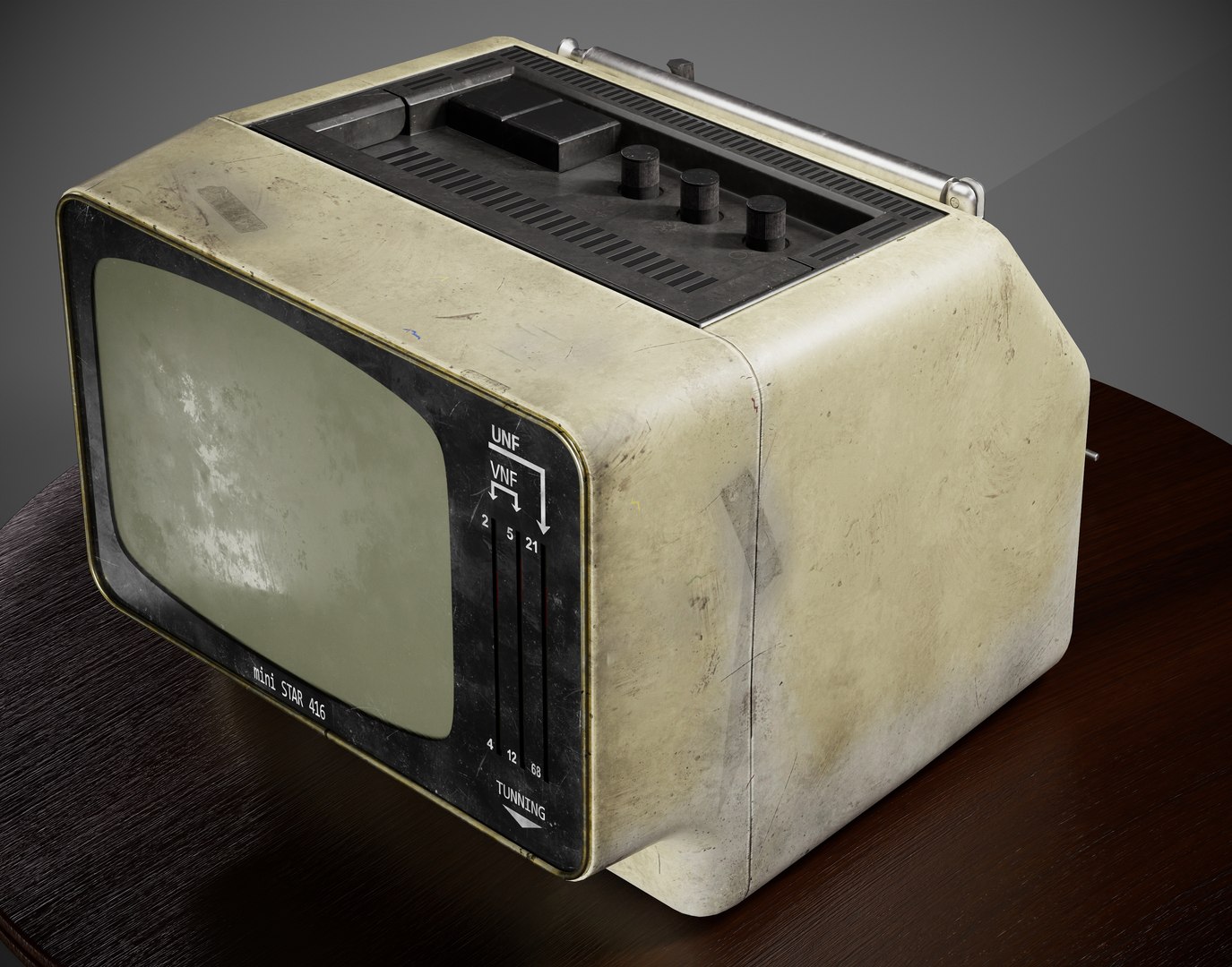 Retro TV Game-Ready 3D - TurboSquid 2092802