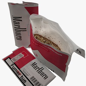 tobacco package camel 3d c4d