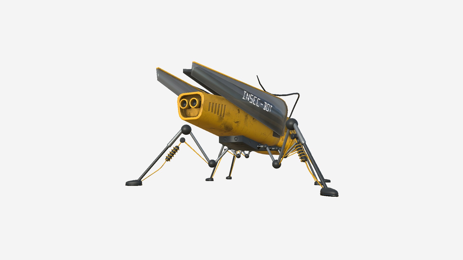 3D model Insect Robot F06 Yellow - SciFi Character Design https://p.turbosquid.com/ts-thumb/nu/pP7itq/KK/r63/png/1649171507/1920x1080/fit_q87/59fc4f410f1625dbc98b82ae8d0ce4d3be5cd6d7/r63.jpg