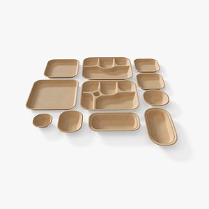 bagasse plates 3D