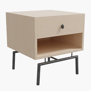Bedside nightstand 3D