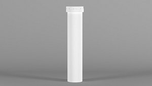 Bottle for medicines 3D model