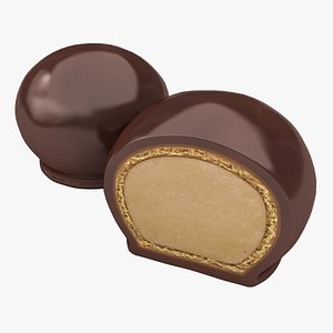3D realistic bon chocolate model