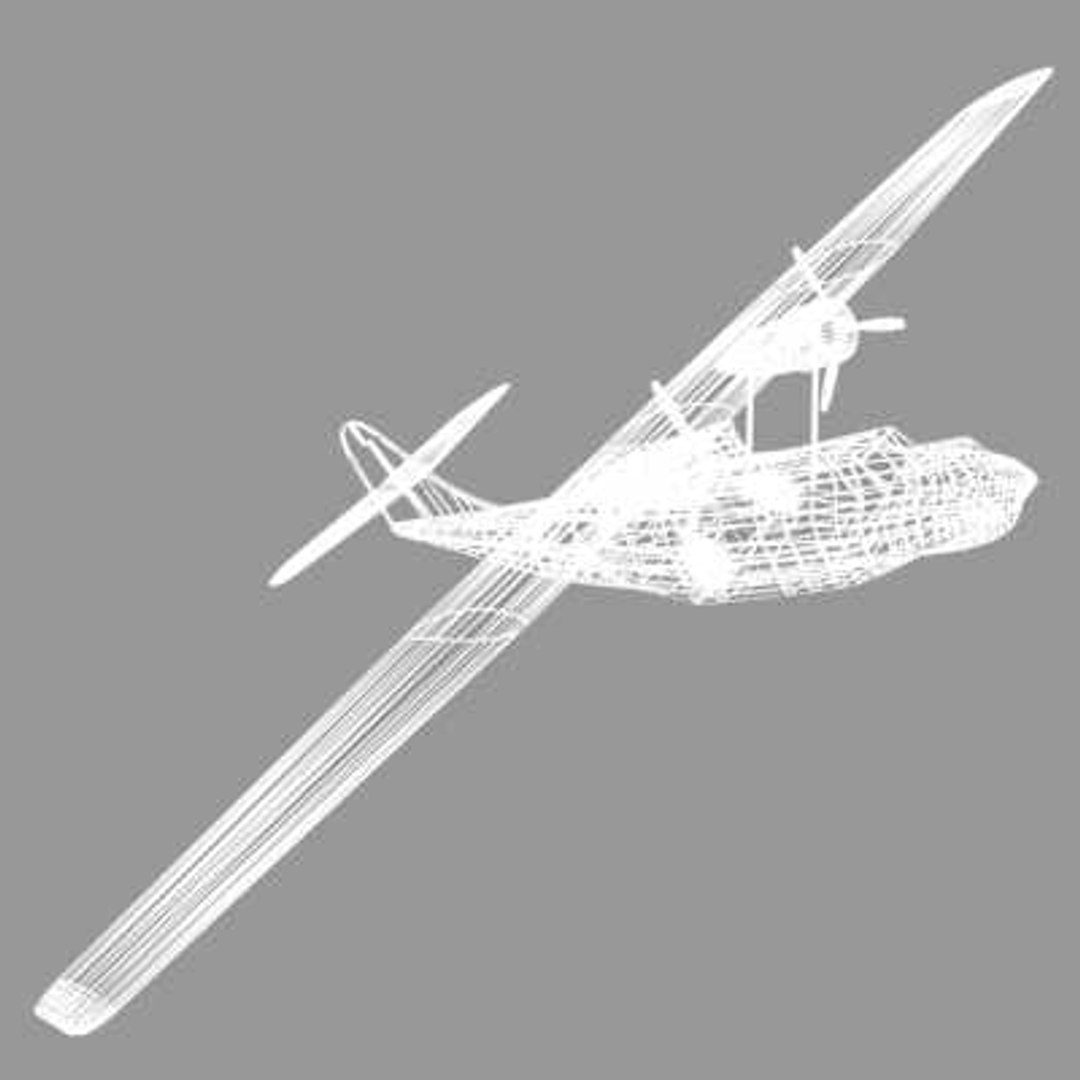 3d Model Plane Bomber Catalina
