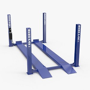 3d car lift post model