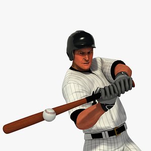 White Baseball Batter HQ
