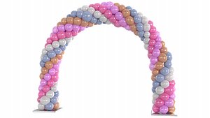 3D Balloon Arch 03