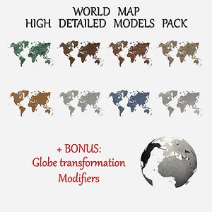 World Maps Creative Pack