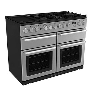 3D Rangemaster NEXSE110DFSS Nexus SE 110 Stainless Steel Dual Fuel Range Cooker