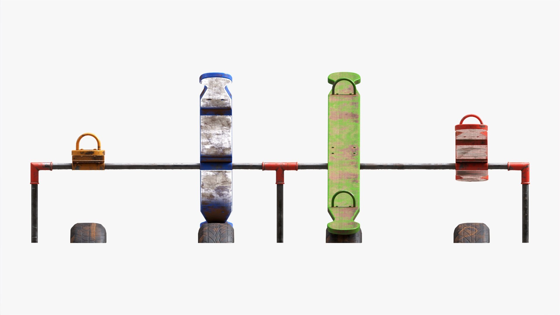 Teeter Totters 02 3D Model - TurboSquid 1861594