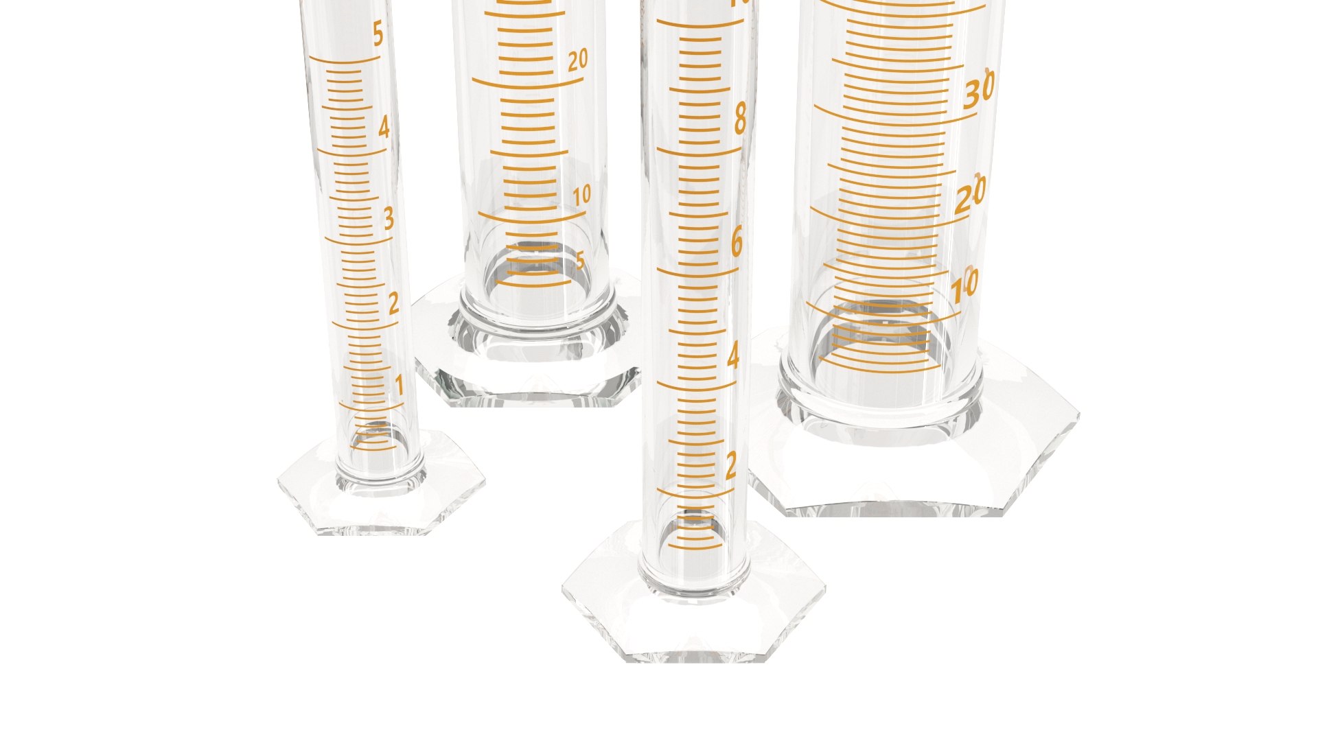 Graduated Cylinders 3D - TurboSquid 1548543