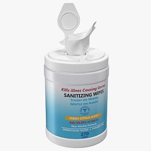 3D open sanitizing wipes 270