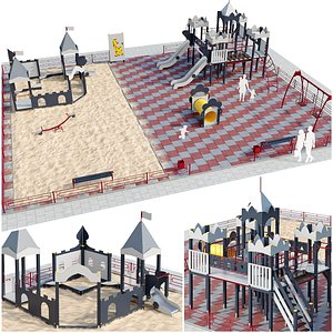 3D Playground children's town