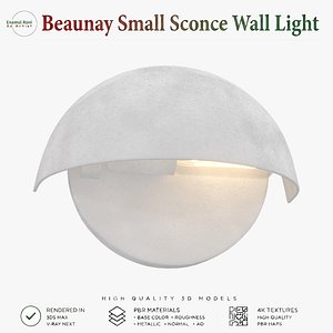 Beaunay Small Sconce Wall Light 3D model
