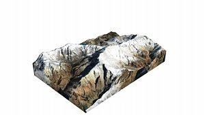 3D model Annapurna III Mountain
