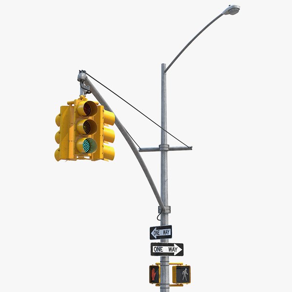 3D Traffic Light Manhattan