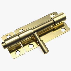 Door Latch Sliding Lock Brass model