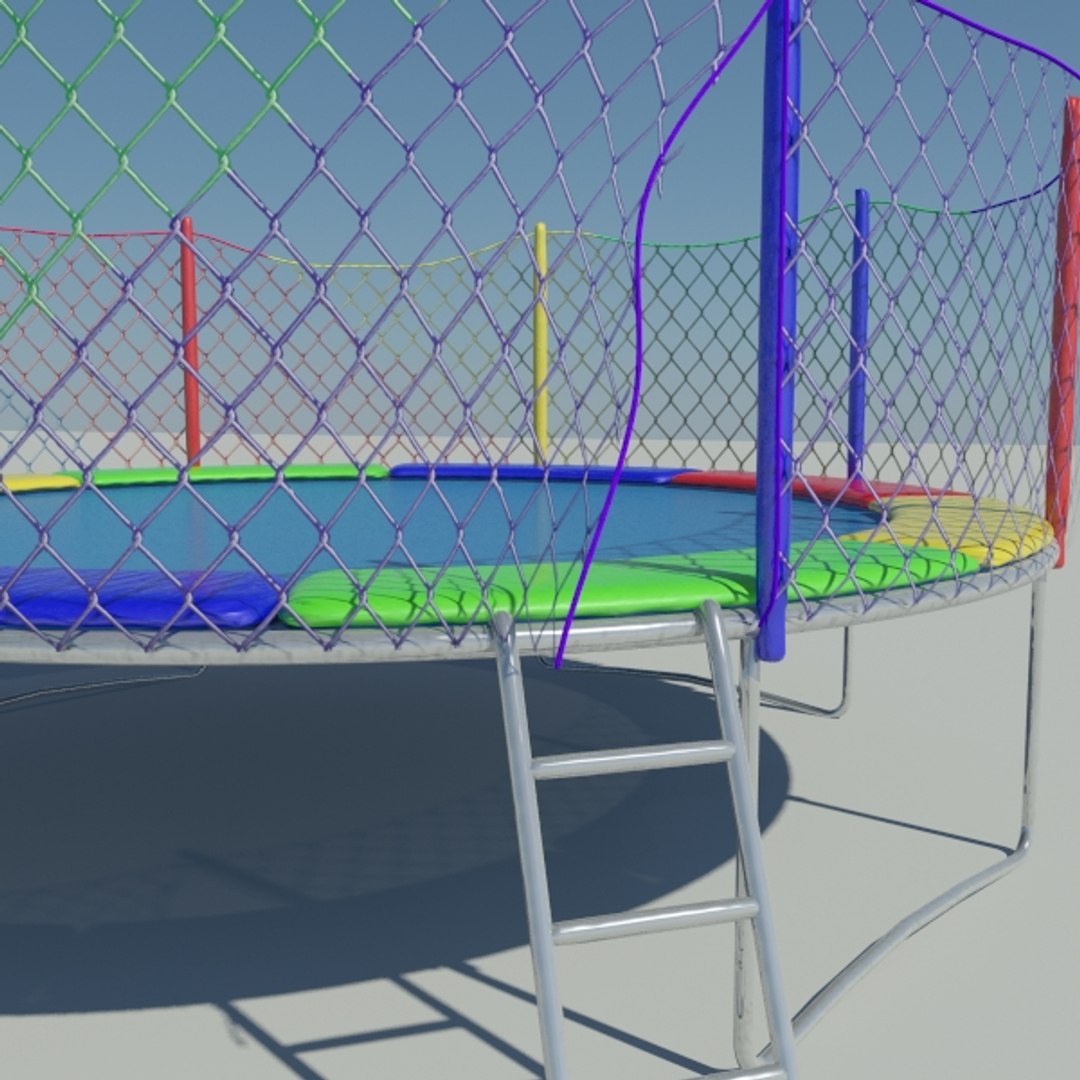 3dsmax trampoline safety net